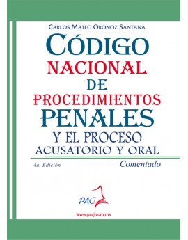 Código Nacional de Procedimientos Penales 4a. Edición